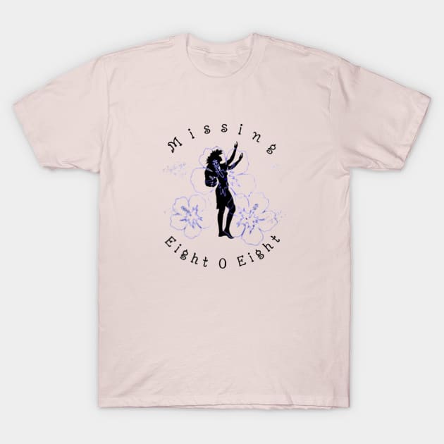 Missing 808 - Female Hula Dancer T-Shirt by Mikhou Designs